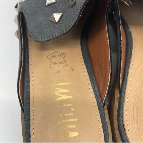 Mi.iM Stuart Vici Gray Studded Loafers - Picture 6 of 9